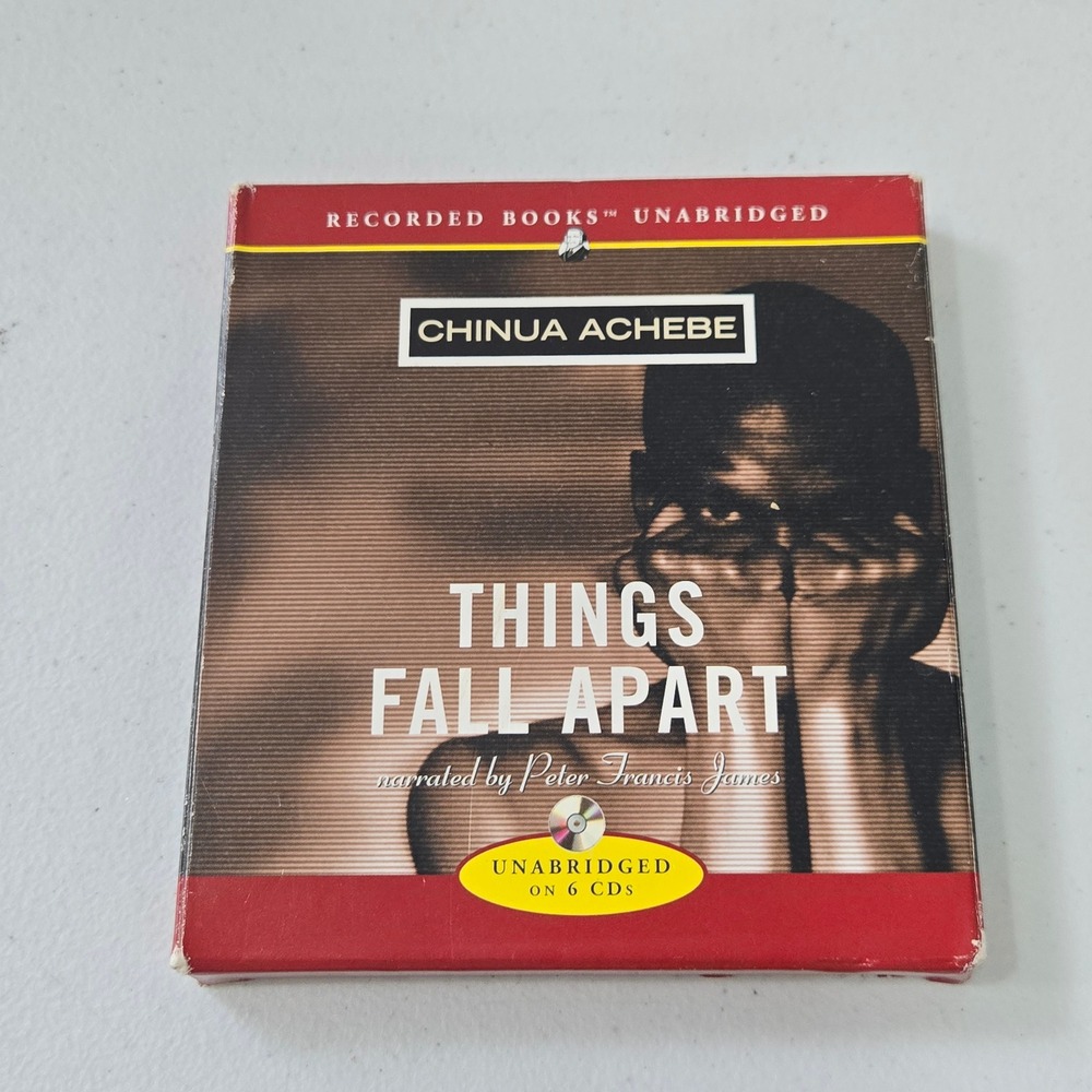 Things Fall Apart Chinua Achebe Unabridged Audiobook 6 CDs Recorded Books 01502